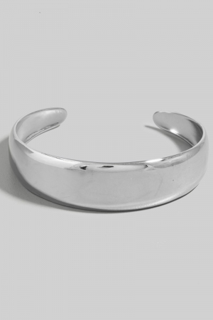 Stainless Steel Flat Cuff Bracelet