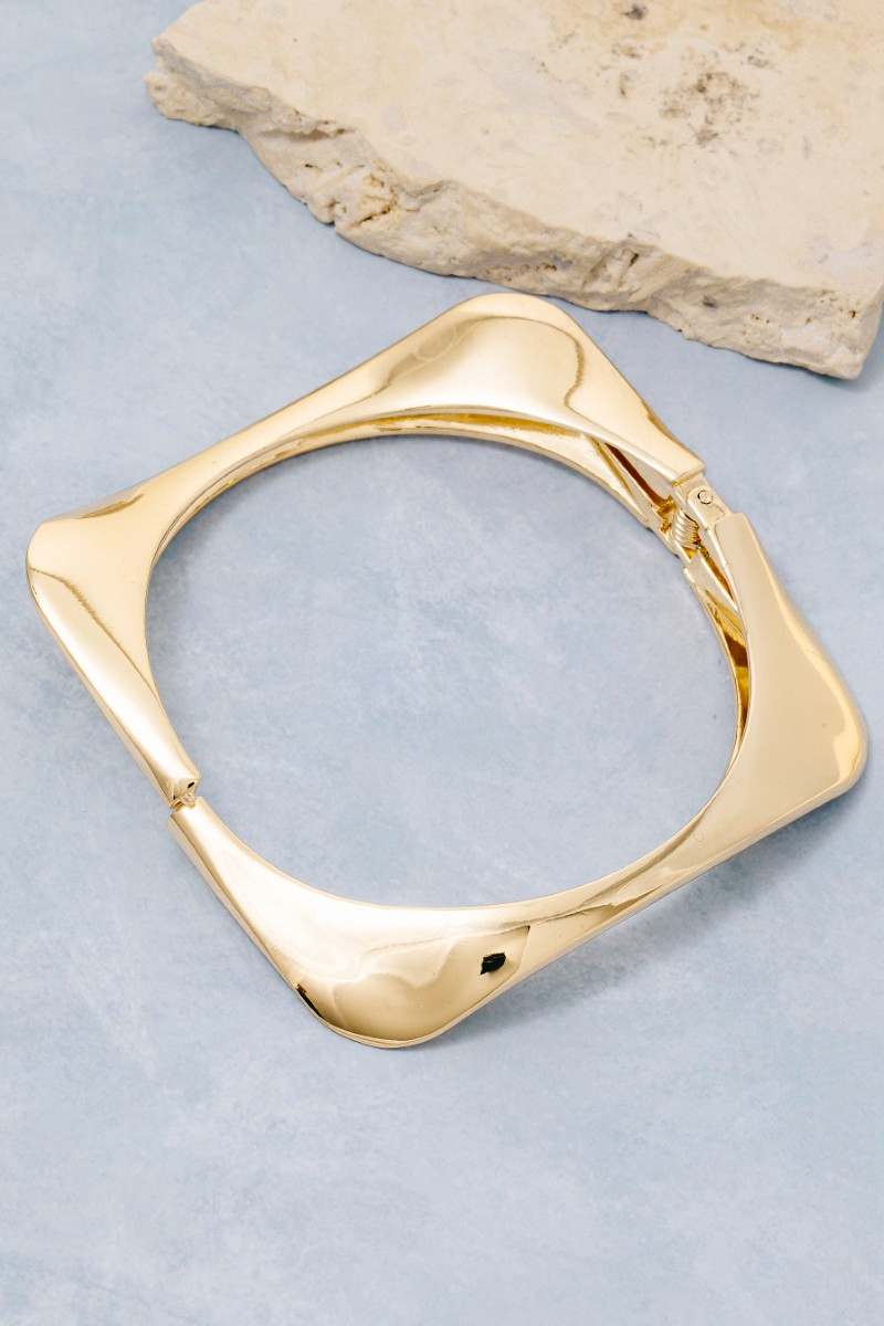 Metallic Square Hinge Bracelet