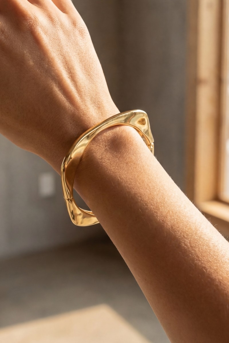 Metallic Square Hinge Bracelet