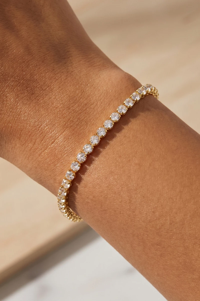 Classic Cz Tennis Bracelet