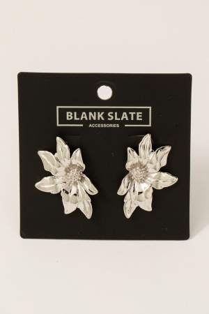 Gold Dipped Flower Earrings