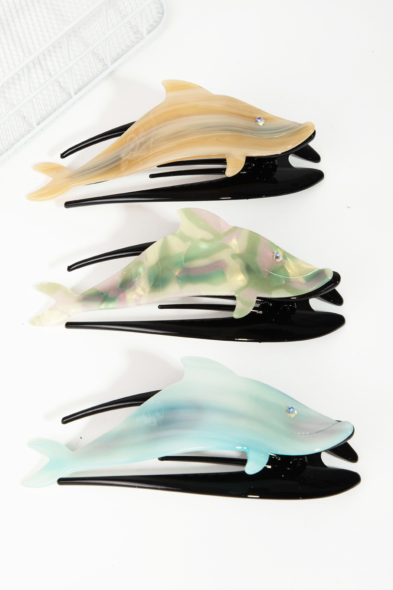 Dolphin Jaw Hair Clip Set
