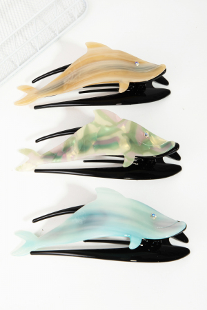 Dolphin Jaw Hair Clip Set