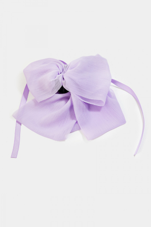 Soft Ribbon Bow Hair Tie