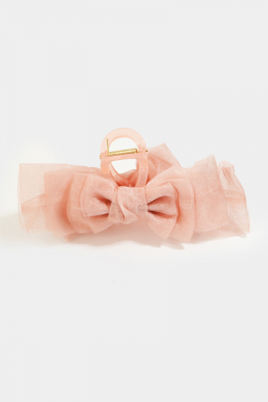 Multi Layered Ribbon Bow Hair Clip