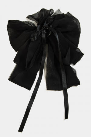 Dainty Fabric Ribbon Bow Hair Claw