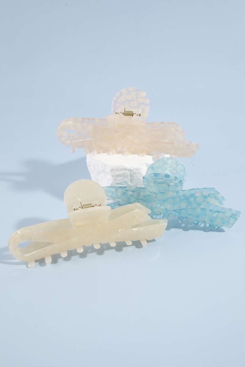 3 Piece Assorted Hair Claw Clip Set