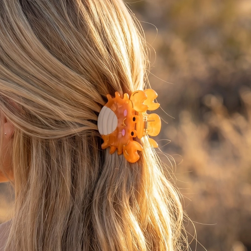 Assorted Mini Ocean Life Theme Hair Claw Set