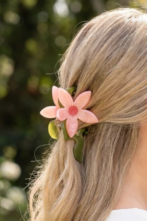 Assorted Flower Hair Claw Set