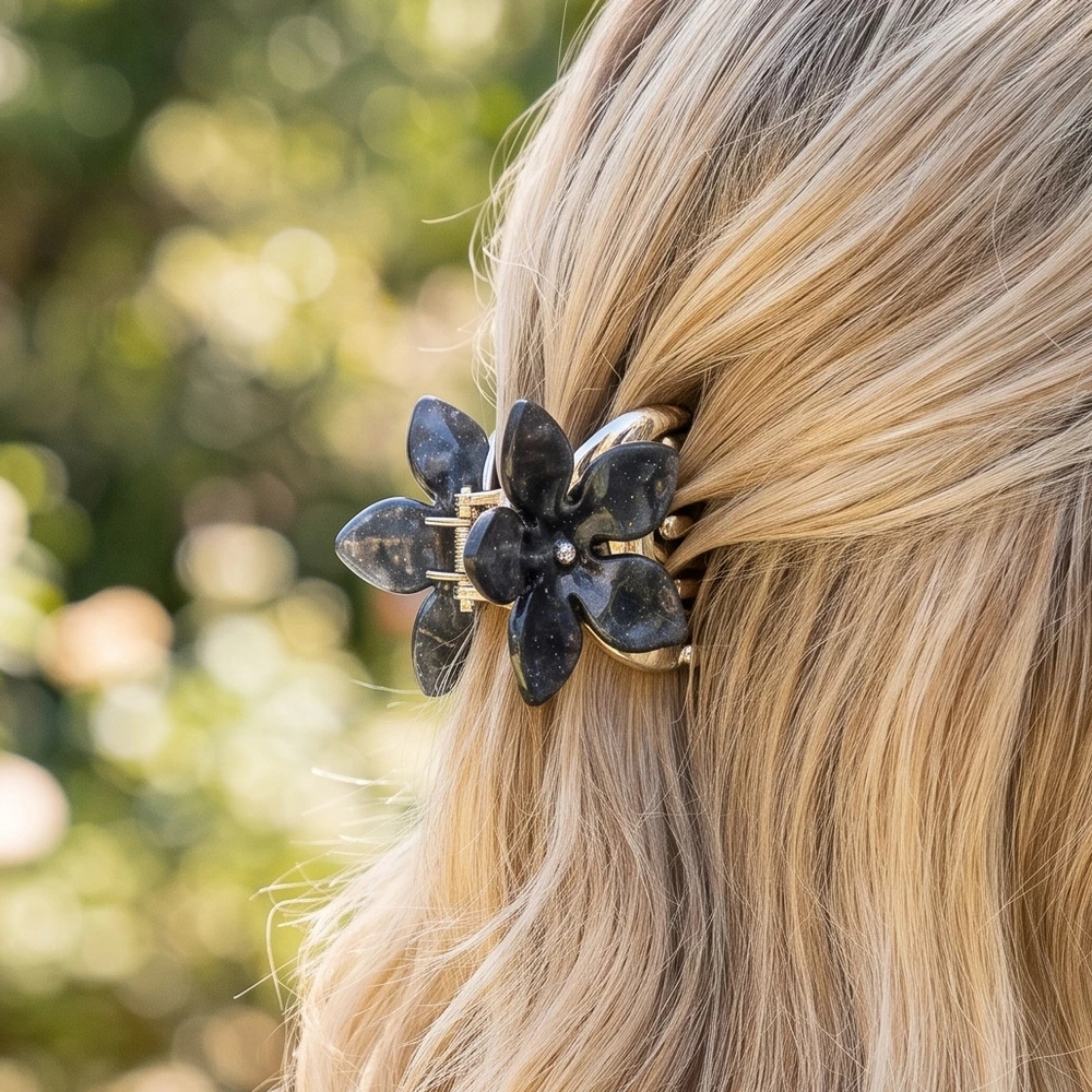Mini Flower Claw Hair Clip 6 Piece Set
