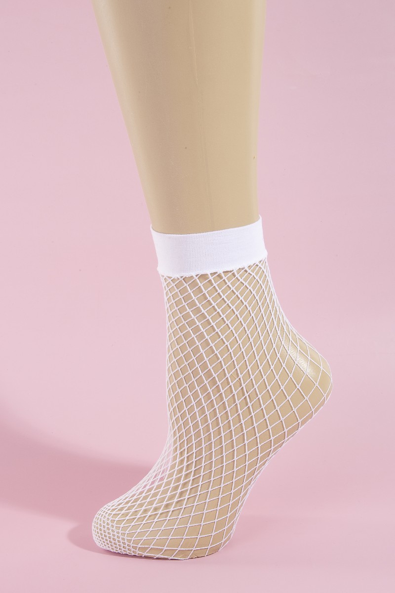 Small Gap Fish Net Socks
