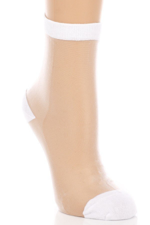 Sheer Ankle Socks