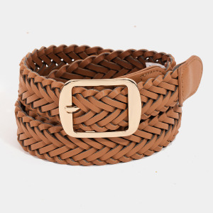 Leather Braided Belt