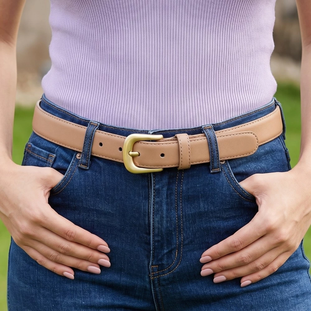Fashionable Leather Medium Belt