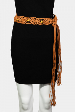 Boho Pattern Braided Belt