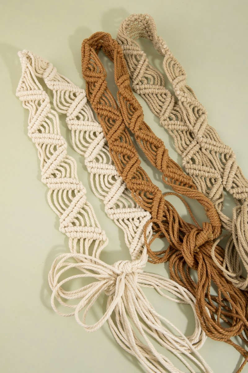 Rope Braided Fashion Belt
