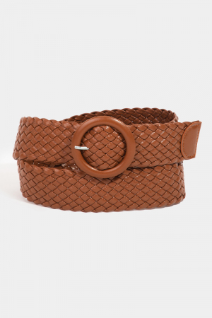 Glossy Elastic Braided Belt
