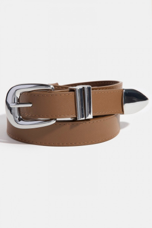 Modern Sleek Vegan Leather Belt