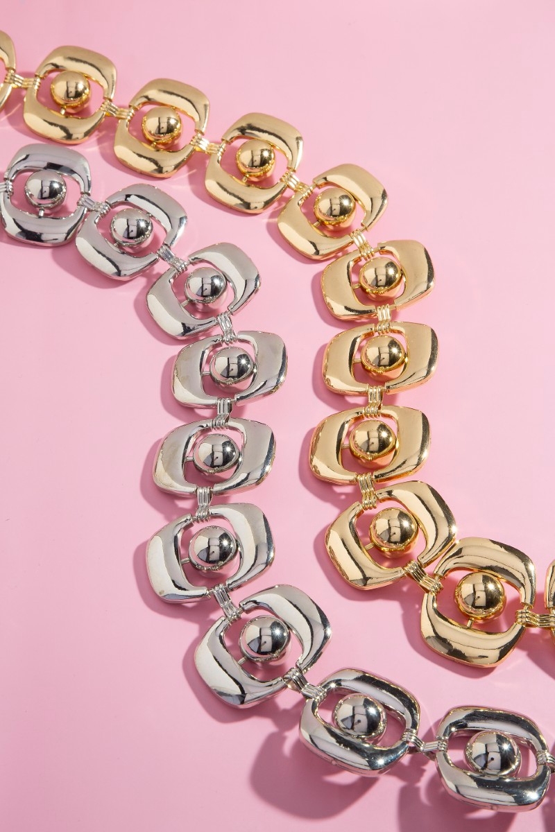 Unique Ball Disc Chain Link Belt