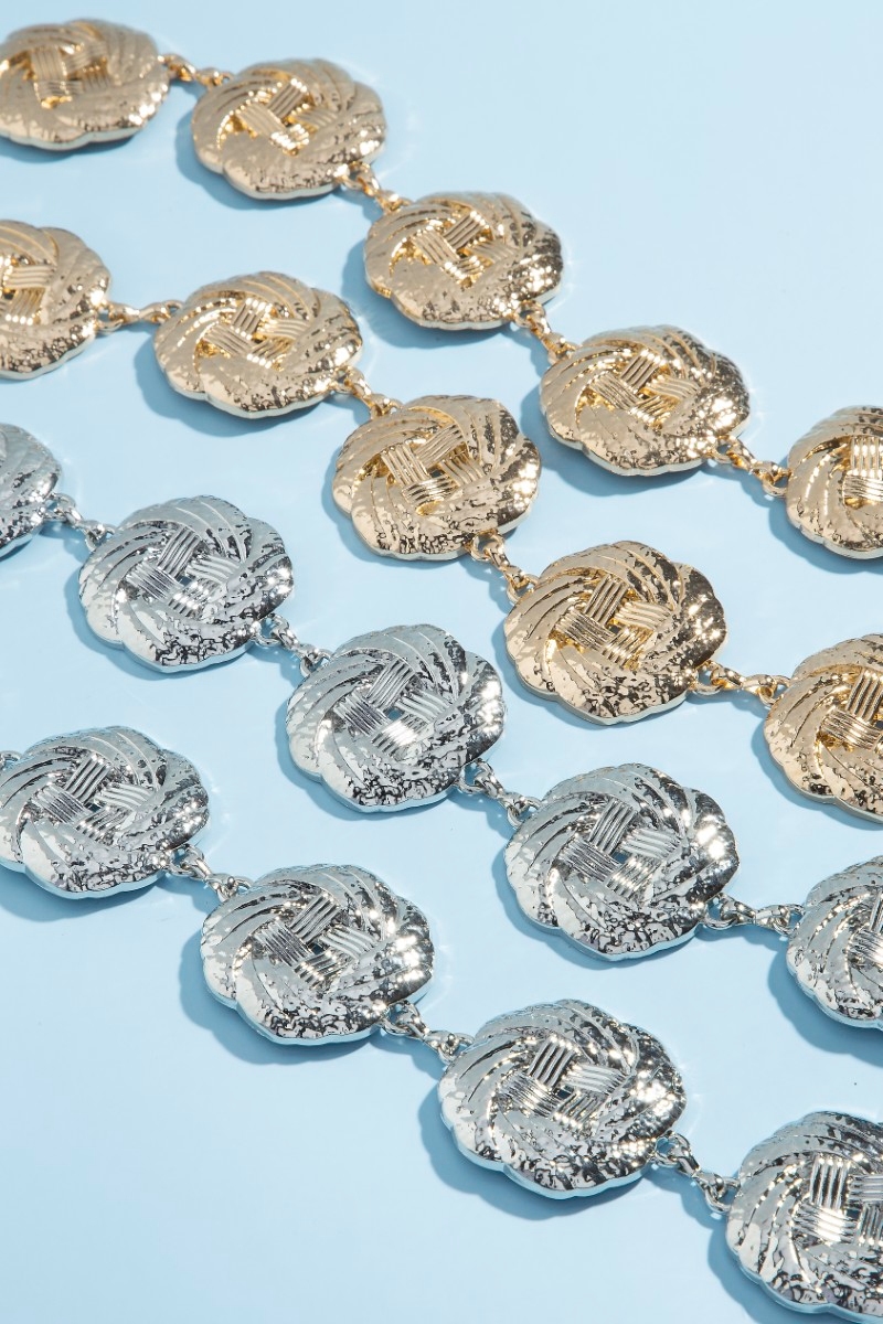 Wire Knot Link Chain Belt