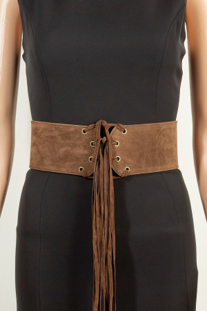 Multi Strap Waist Vegan Leather Belt
