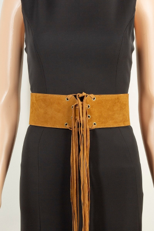 Faux Leather Multi Strap Waist Belt