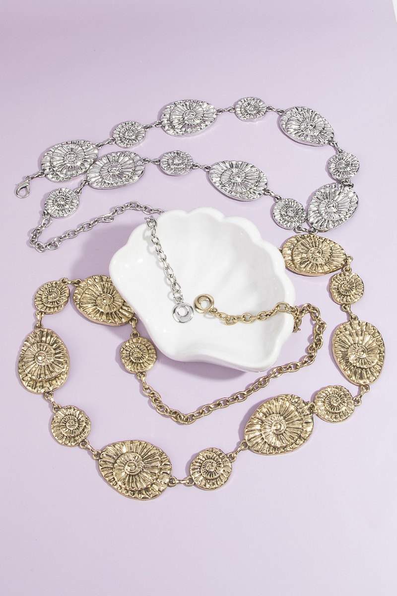 Seashell Disc Chain Belt