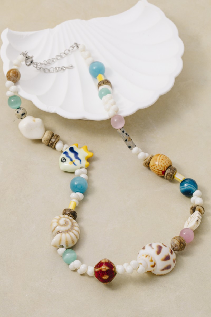 Assorted Sealife Bead Necklace