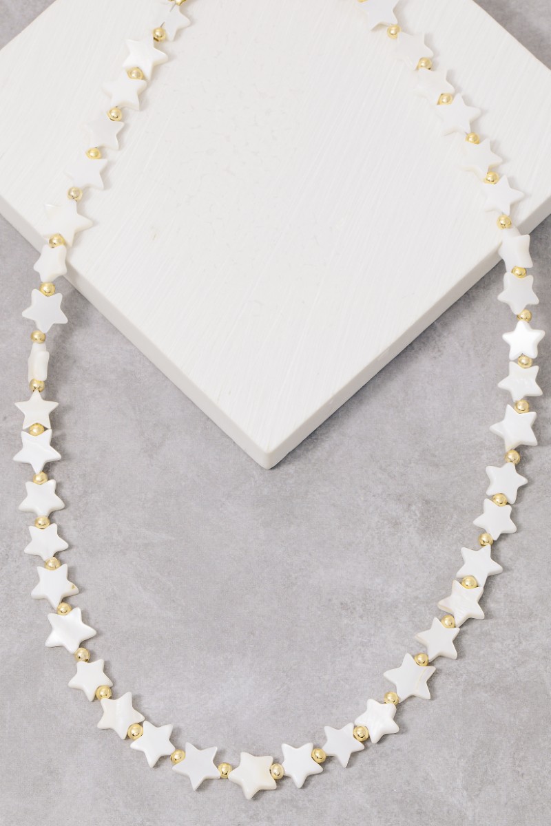 Multi Star Beaded Necklace