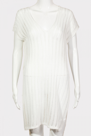 Sheer Stripe Cover Up