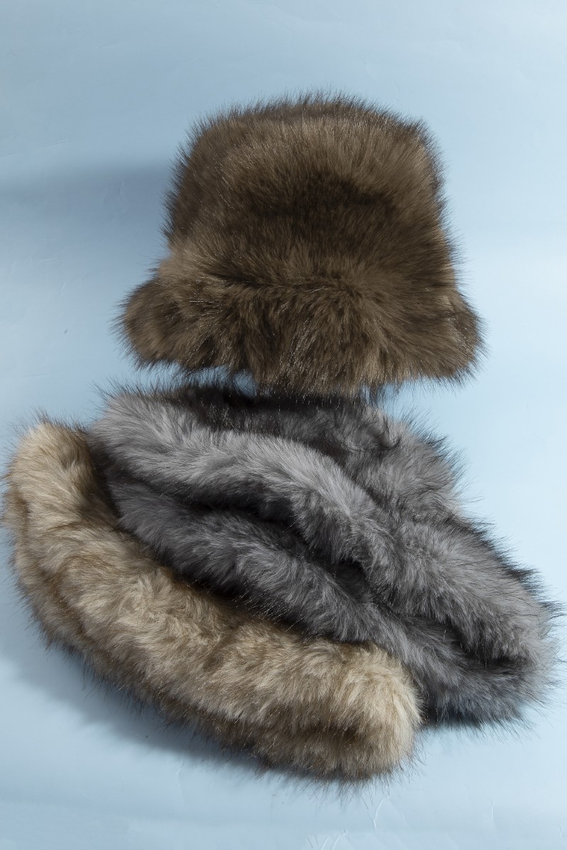 Soft Fur Winter Bucket Hat