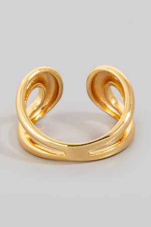 Double Line Loop Ring