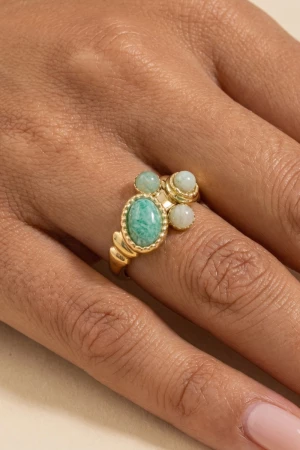 Multi Stone Cluster Bypass Ring