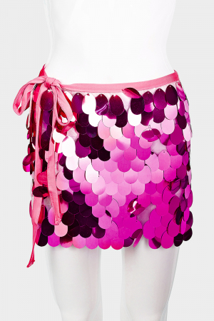 Hollow Disc Sequin Sarong