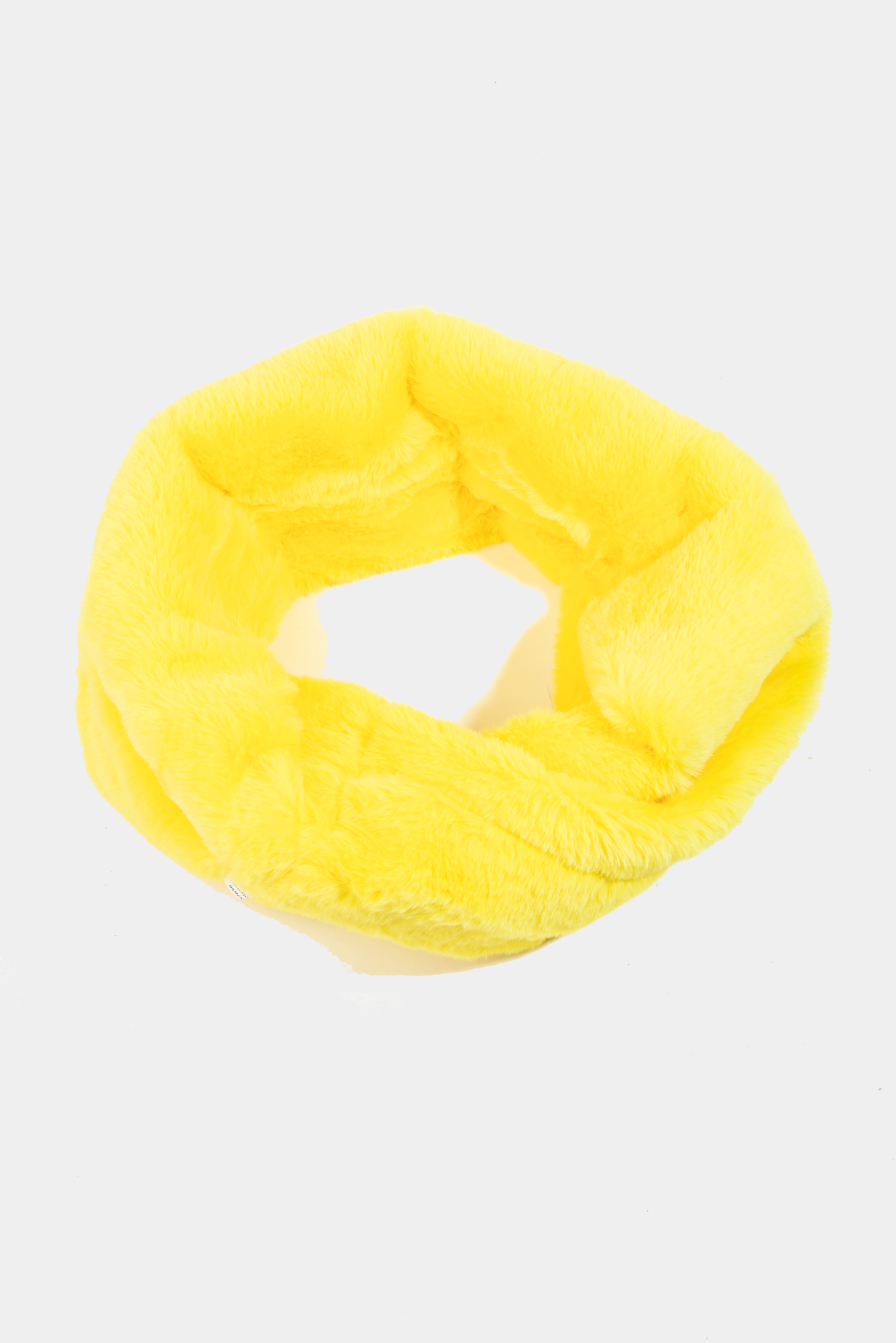 Faux Fur Bright Winter Infinity Scarf