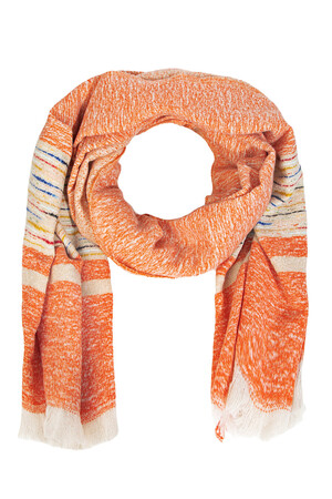 Cotton Broad Triangle Scarf (ls62584A) main image 0