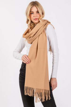 Solid Color Oblong Scarf