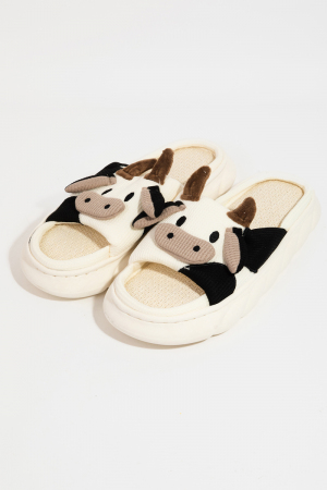 Cute Cow Slippers