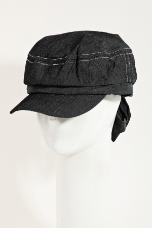 Pony Tail Denim Cap