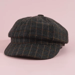Plaid Newsboy Cap Fashion Hat