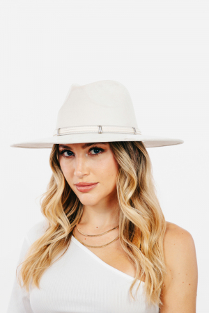 Wide Brim Fedora Fashion Hat