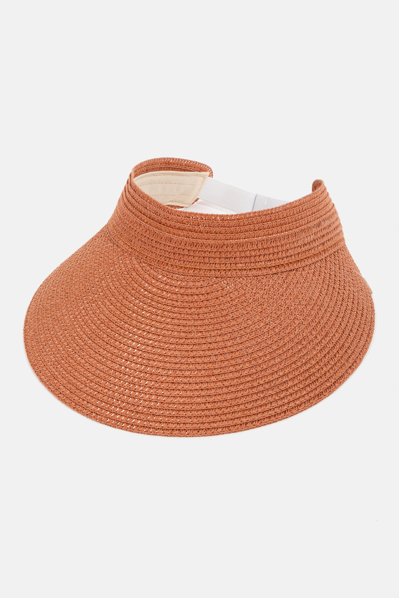 Natural Straw Fashion Visor