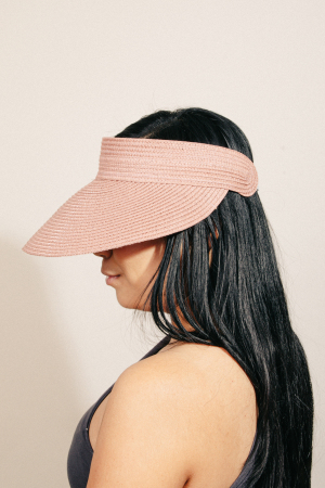 Natural Straw Fashion Visor