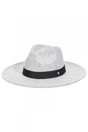 Leather Strap Fedora Fashion Hat