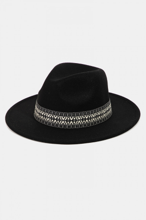 Tribal Strap Fedora Fashion Hat