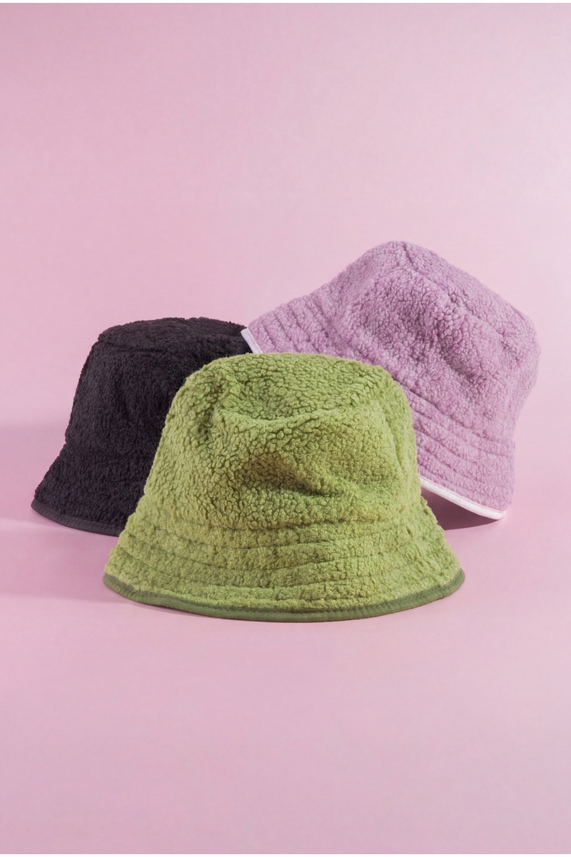 Sherpa Fleece Bucket Hat