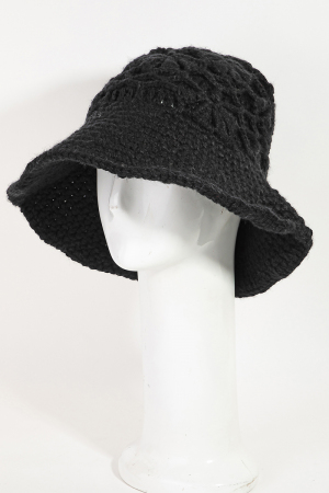 Crochet Knit Bucket Hat