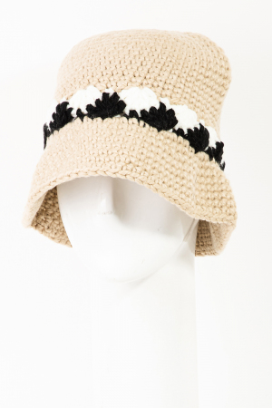 Crochet Knit Bucket Hat