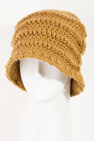 Crochet Knit Fashion Bucket Hat