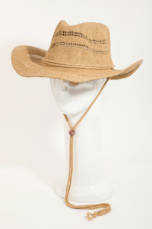 Straw Weave Western Cowboy Hat